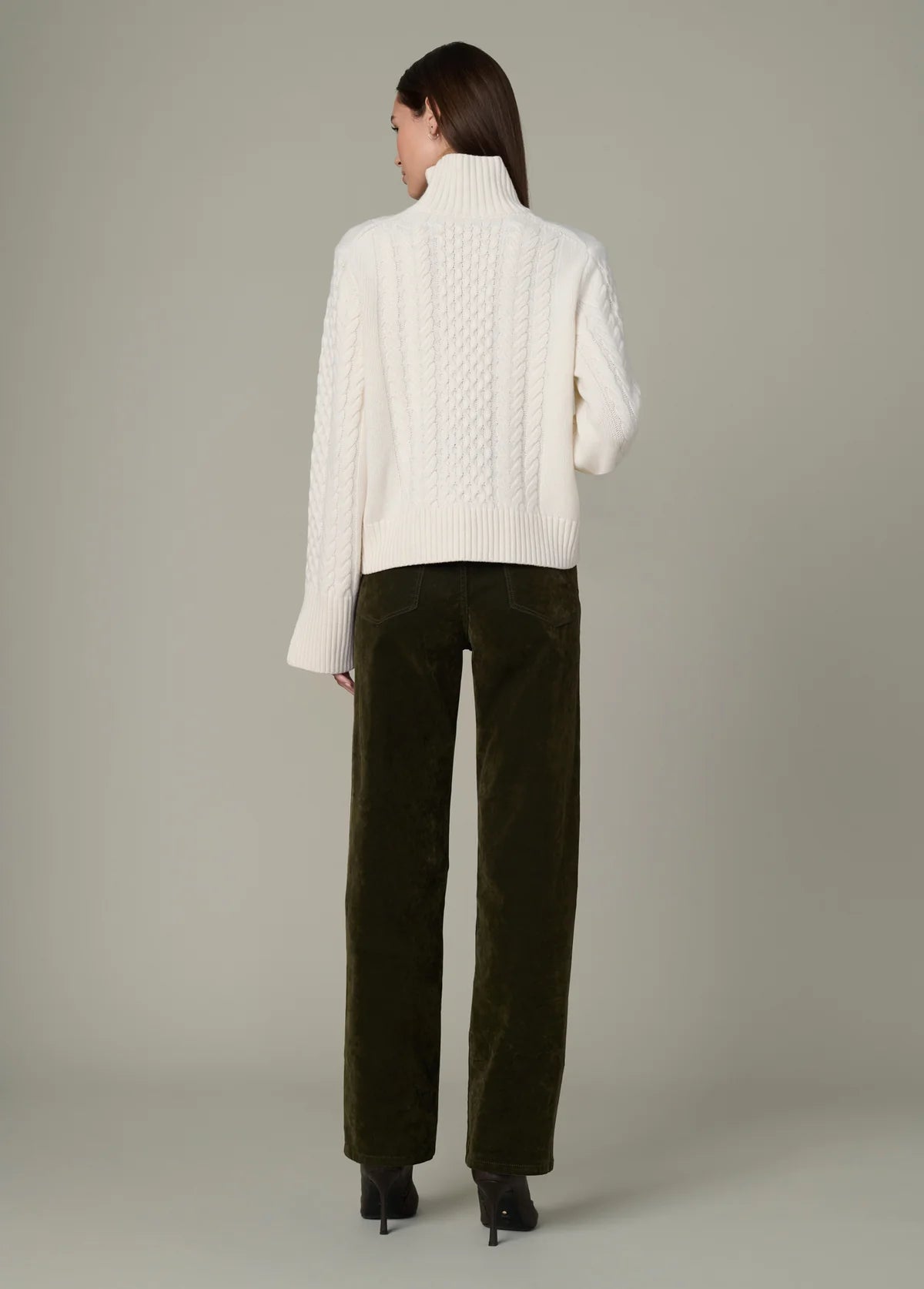 The Margot Straight Flocked
