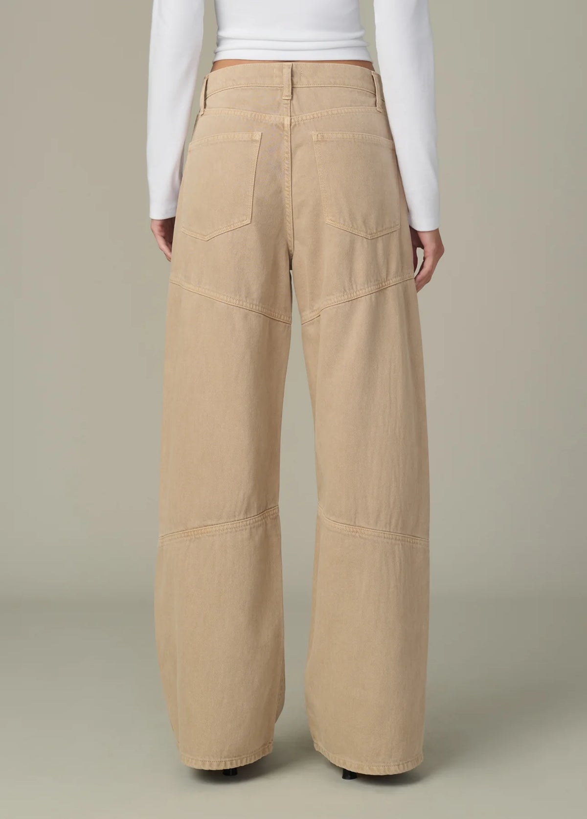 Joe's Jeans Harlowe Seamed Jean in Tiger's Eye wash, alternate view