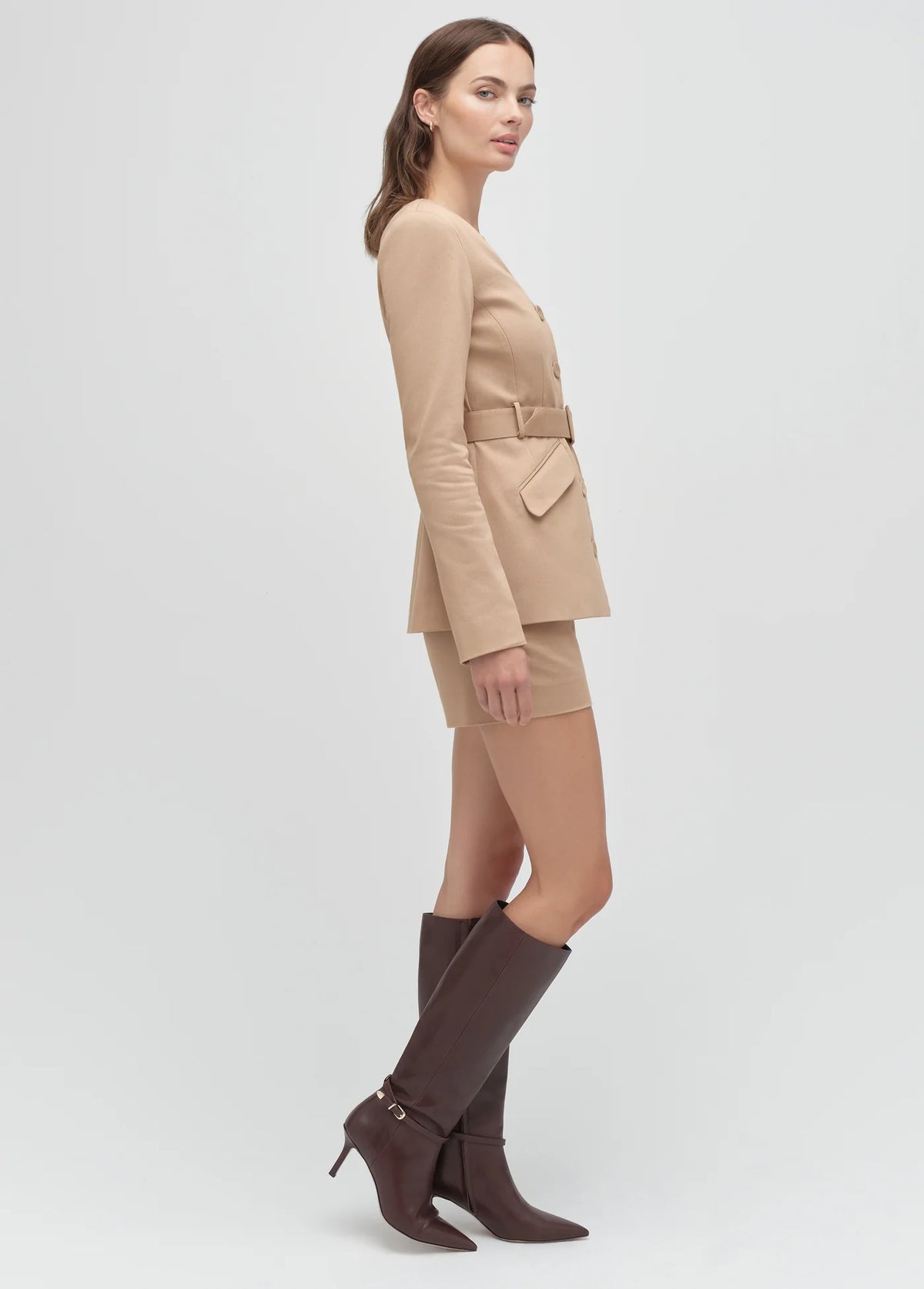 Favorite Daughter Christy Jacket in oatmeal, alternate view