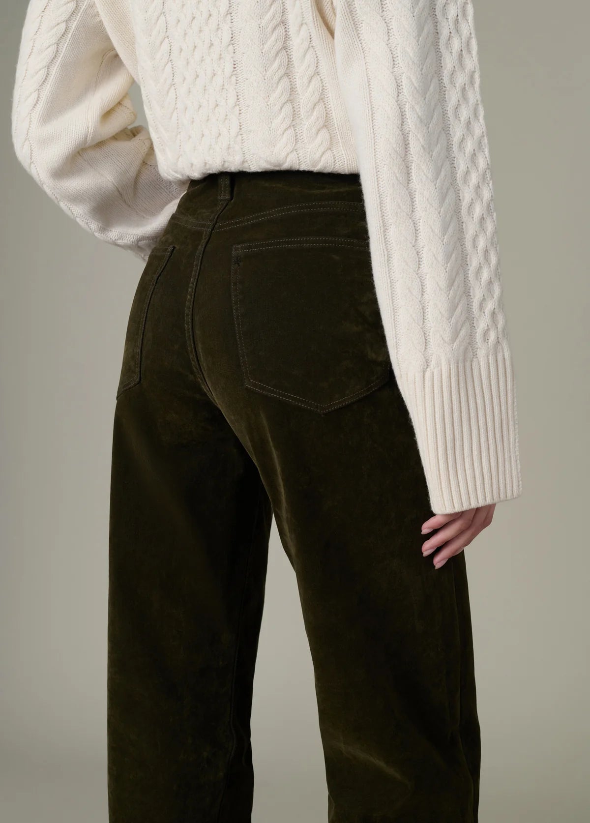 The Margot Straight Flocked
