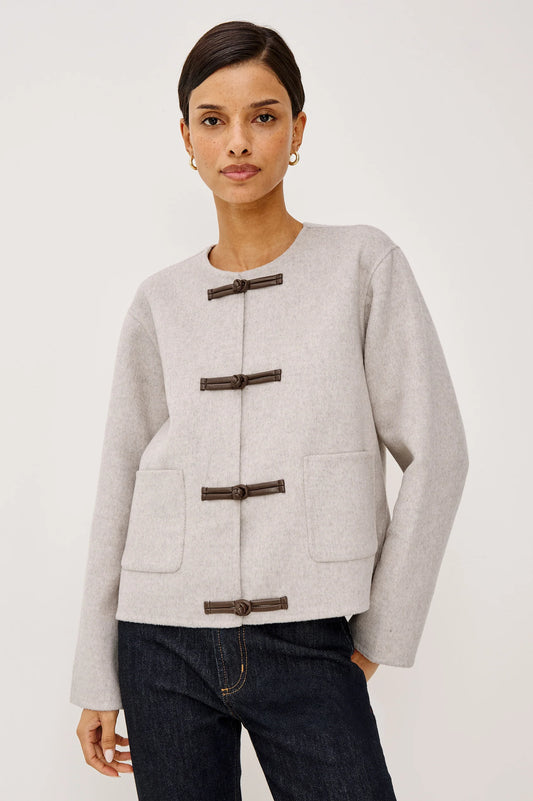 Rails Deidre Jacket in Heather Oat, alternate view