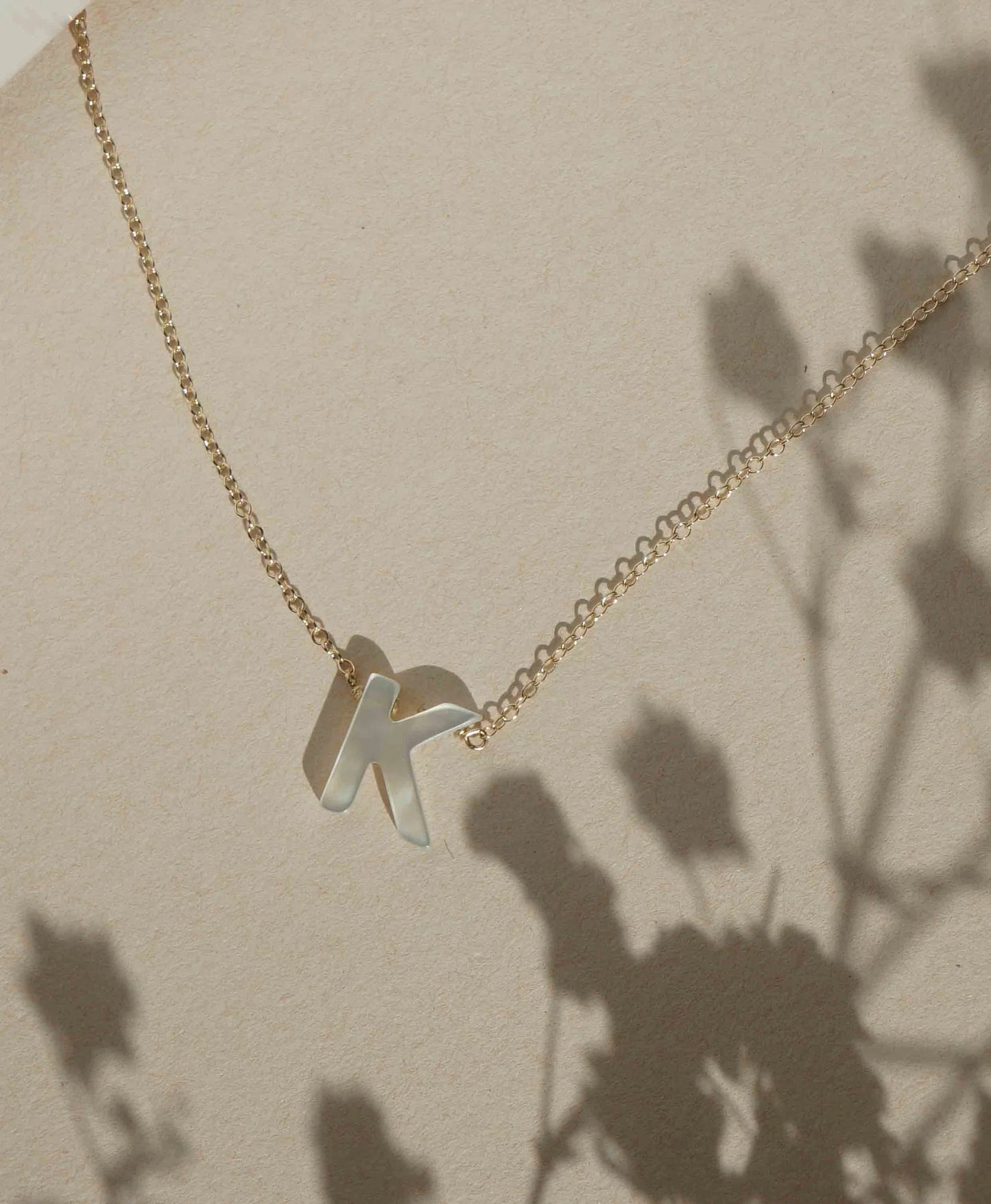 Dawn Initial Necklace