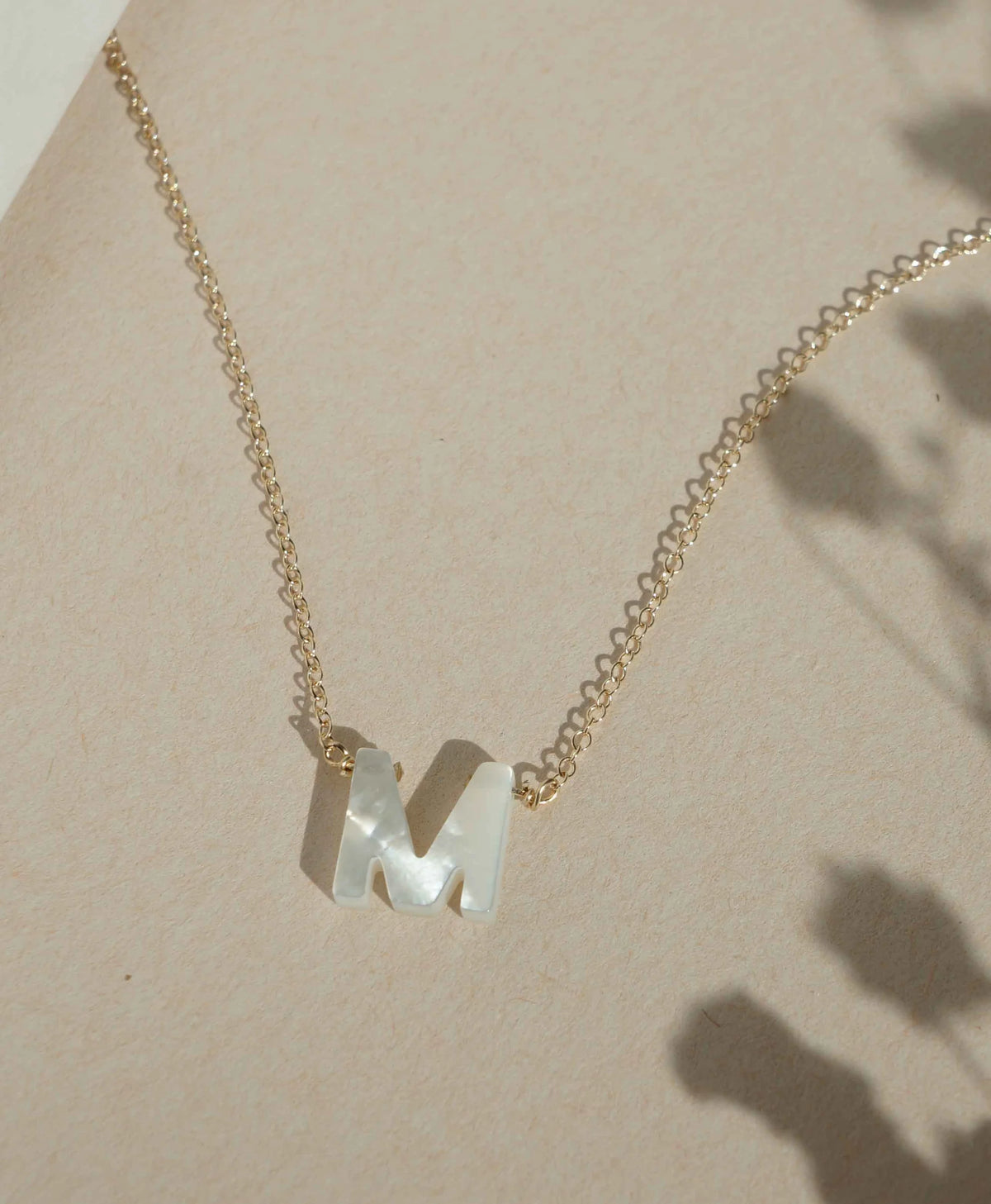 Kozakh Dawn Initial Necklace, alternate view