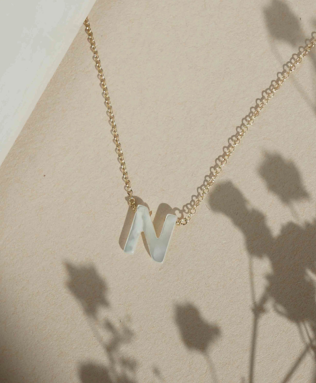 Kozakh Dawn Initial Necklace, alternate view