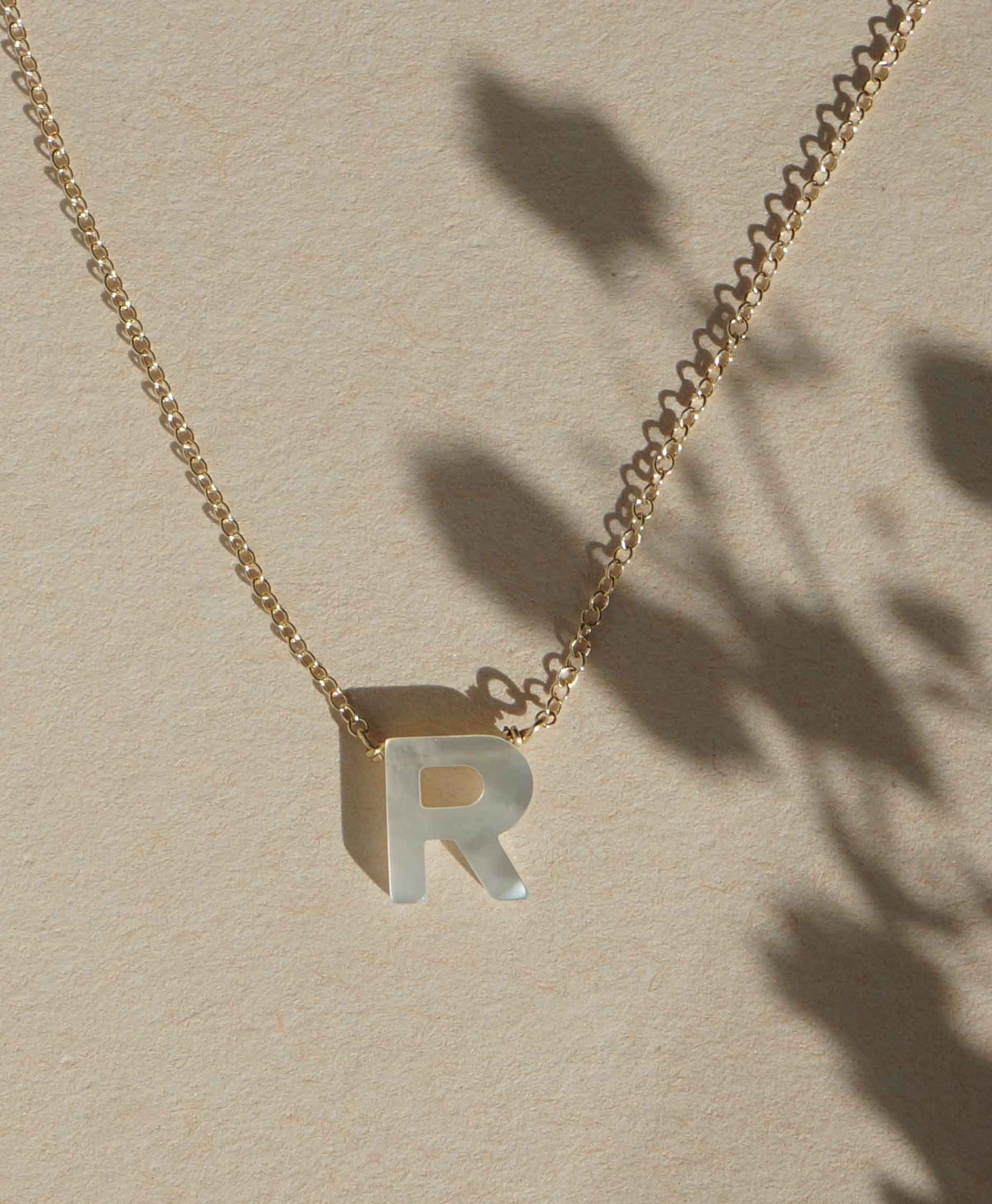 Kozakh Dawn Initial Necklace, alternate view