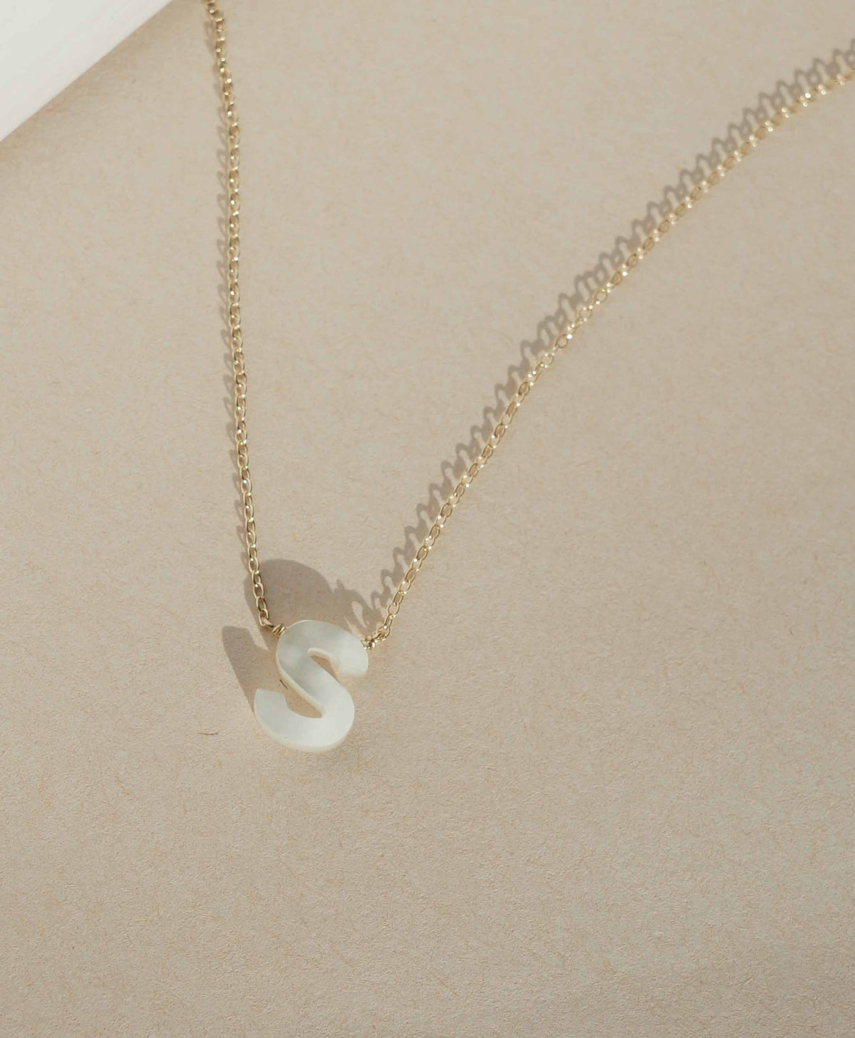 Kozakh Dawn Initial Necklace, alternate view