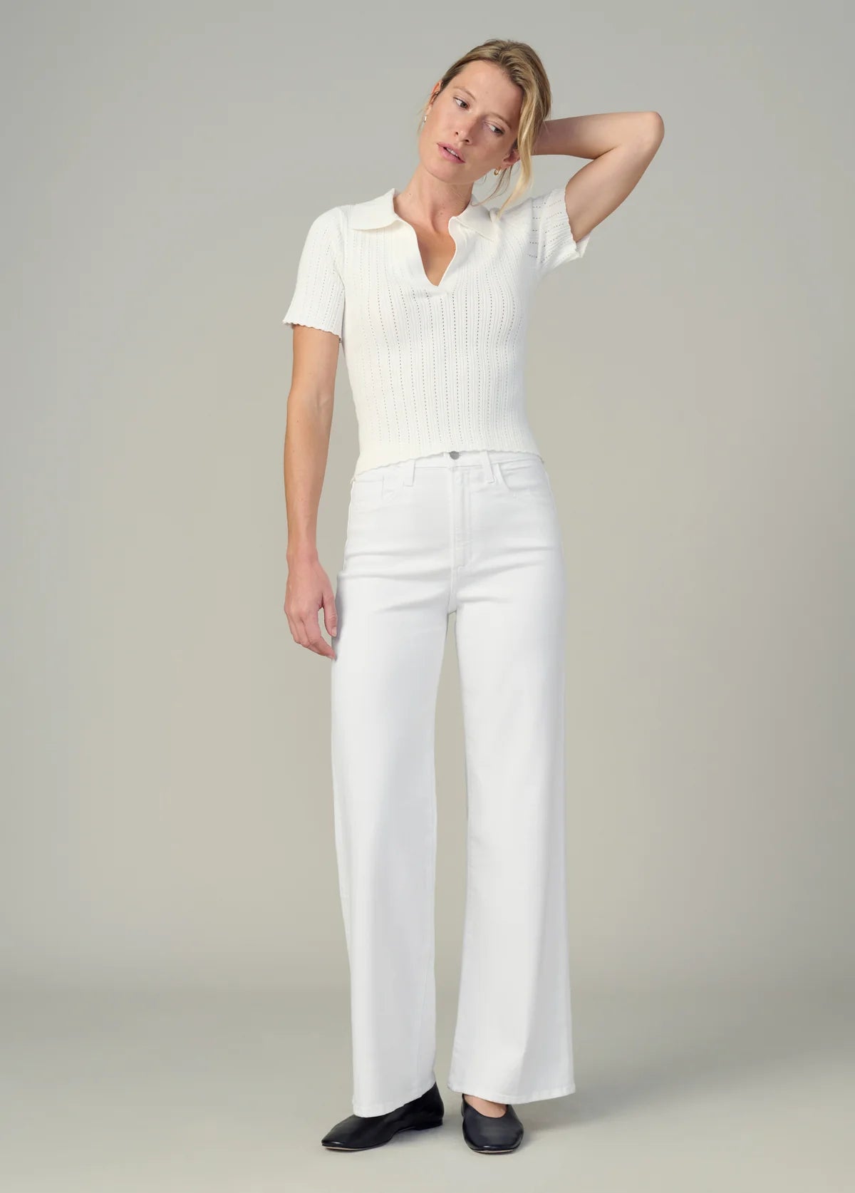 Joe's Jeans Mia Petite jeans in white, alternate view