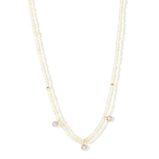 Lana Beaded Ethiopian Opal Necklace