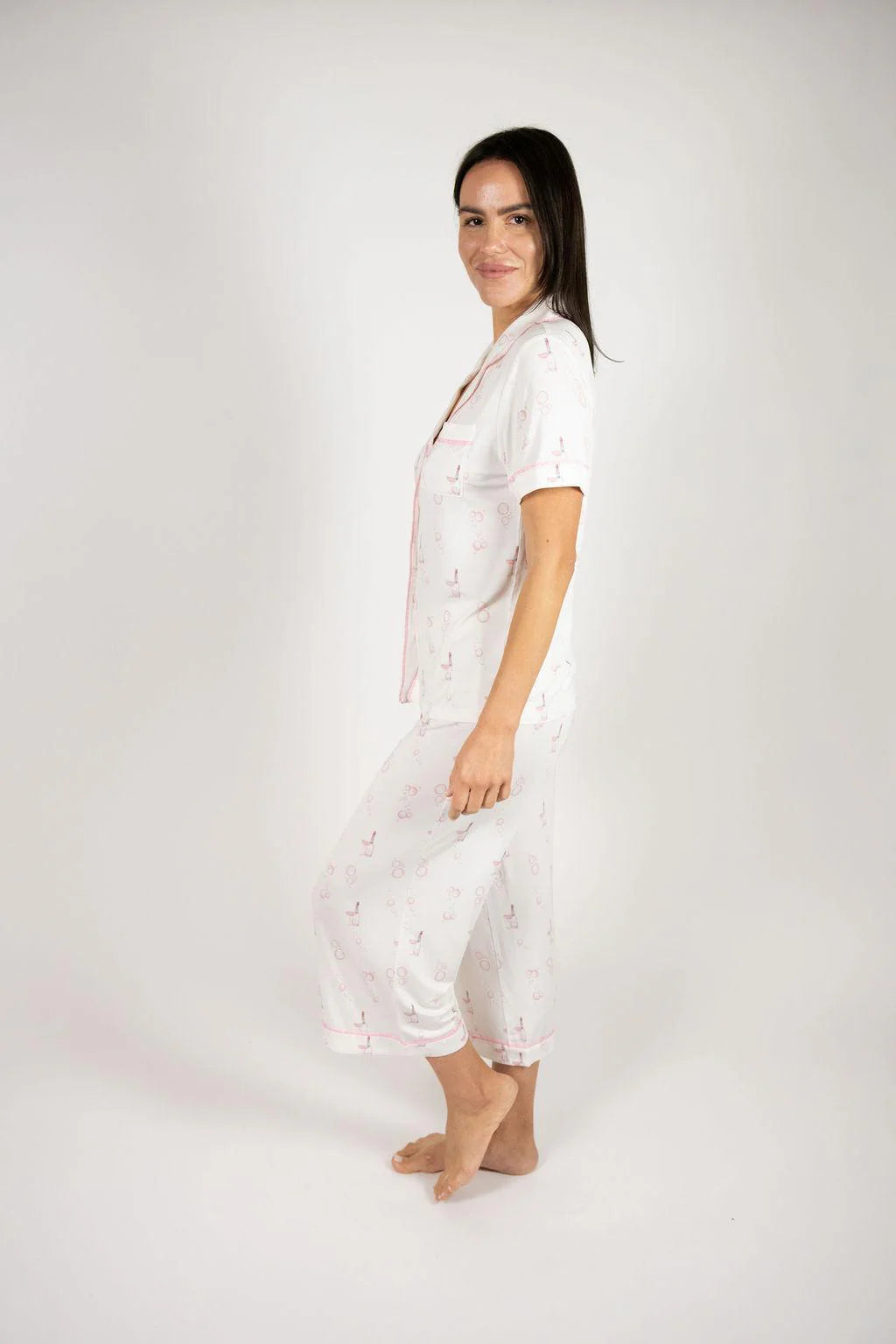 Jolene Cropped Pajama Set
