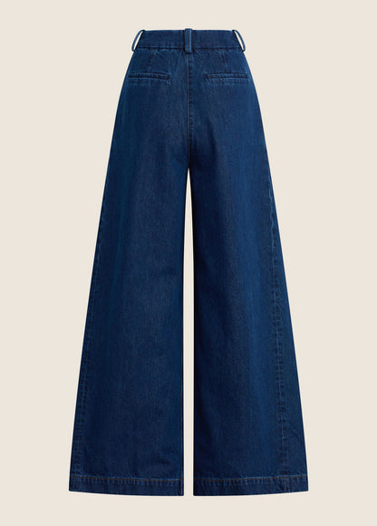 The Denim Pleats For Days Pant
