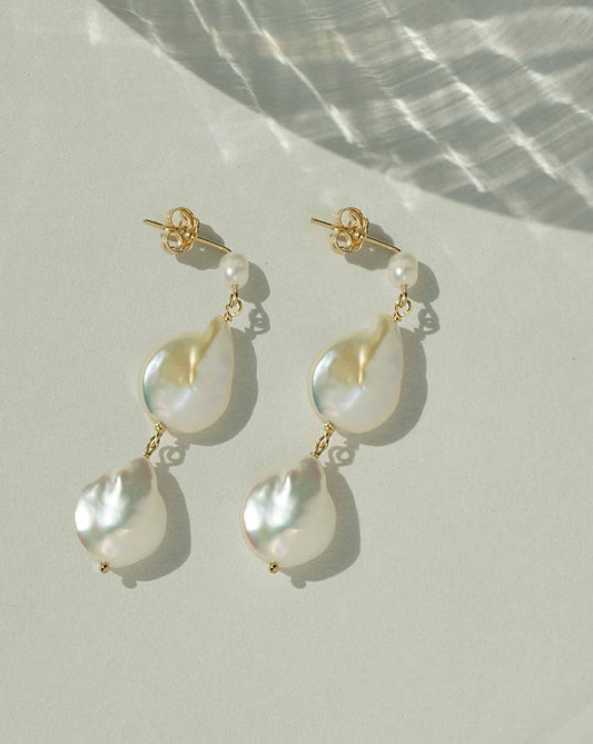 Kozakh Caro Earrings in gold