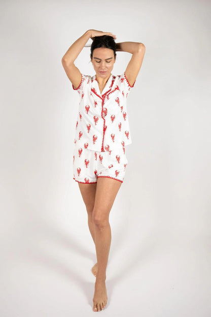 Stitched Short PJ Set