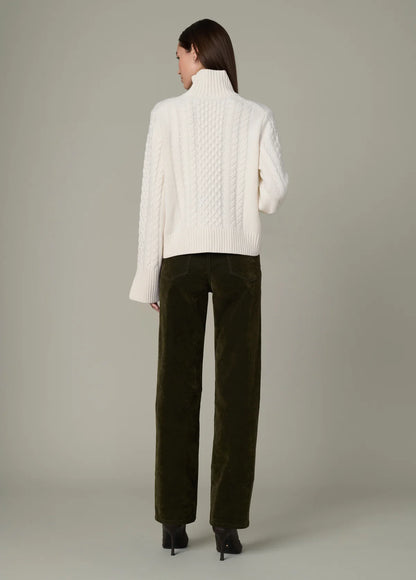 The Margot Straight Flocked