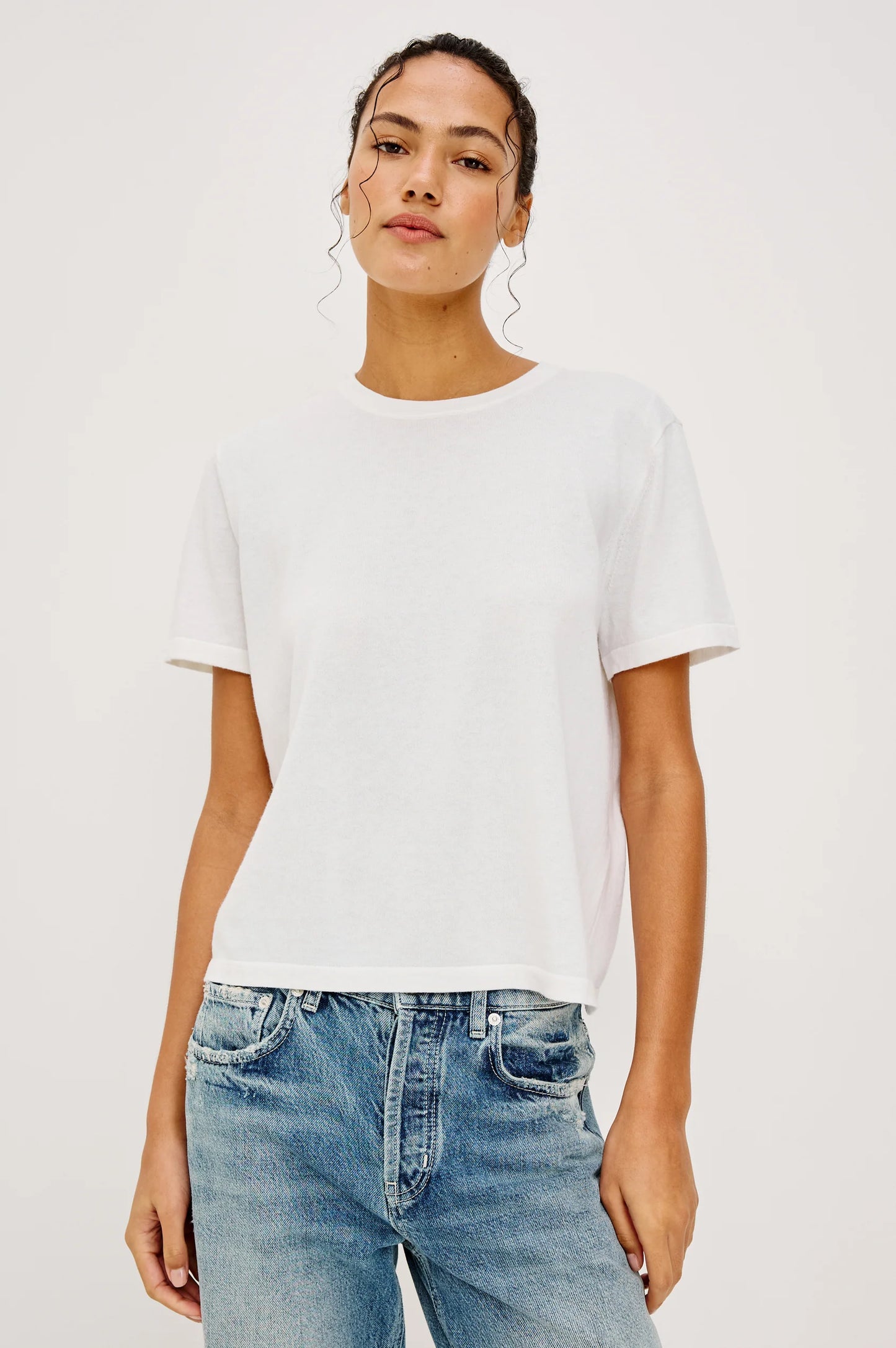Cotton Cashmere T-Shirt