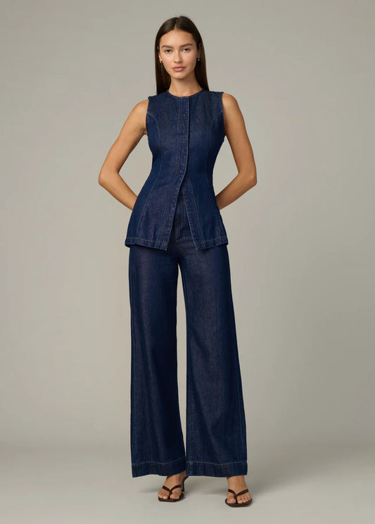 The Clean Denim Trouser
