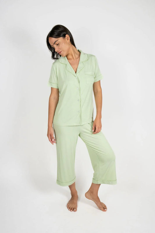 Jolene Cropped Pajama Set