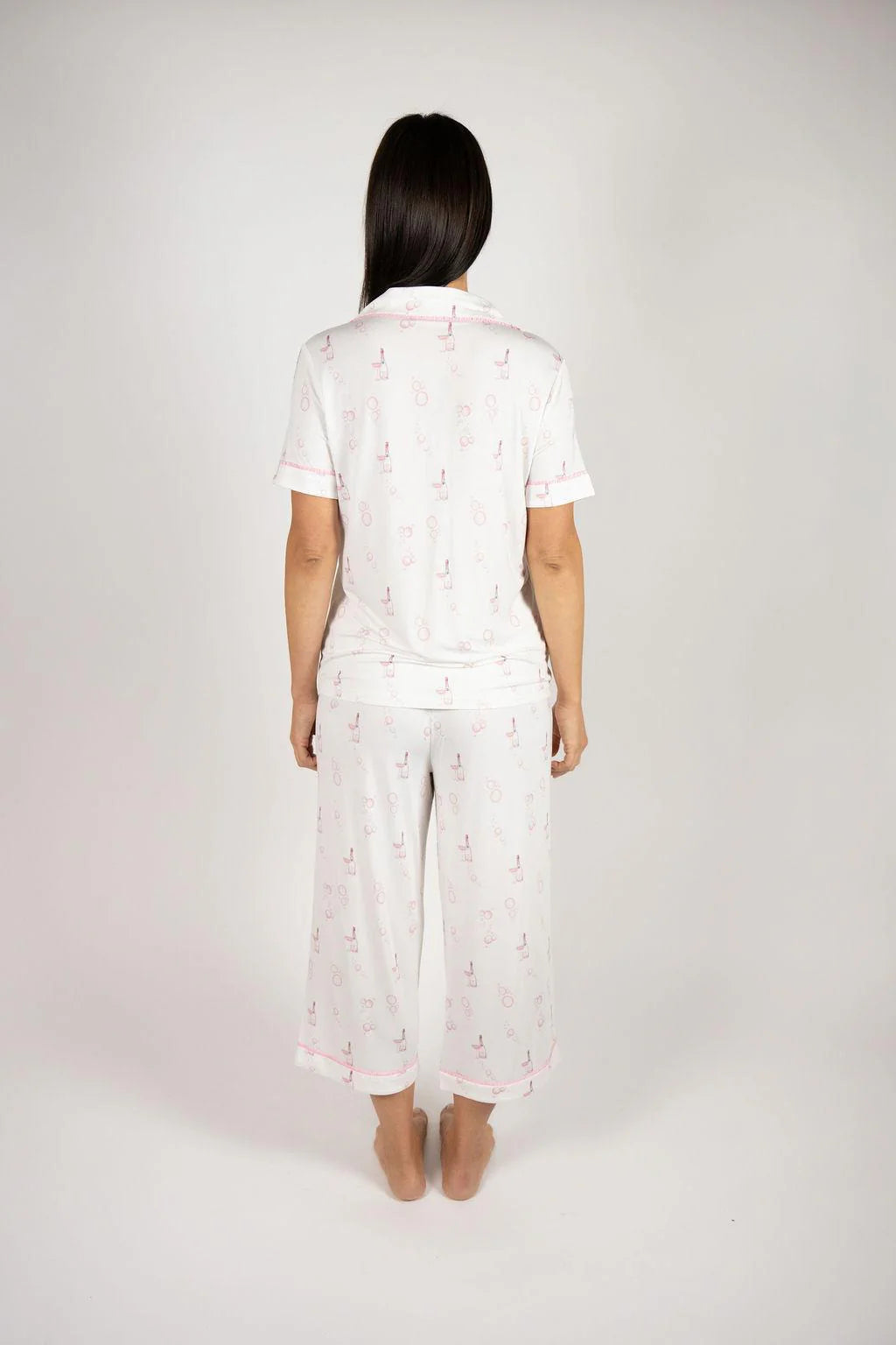 Jolene Cropped Pajama Set