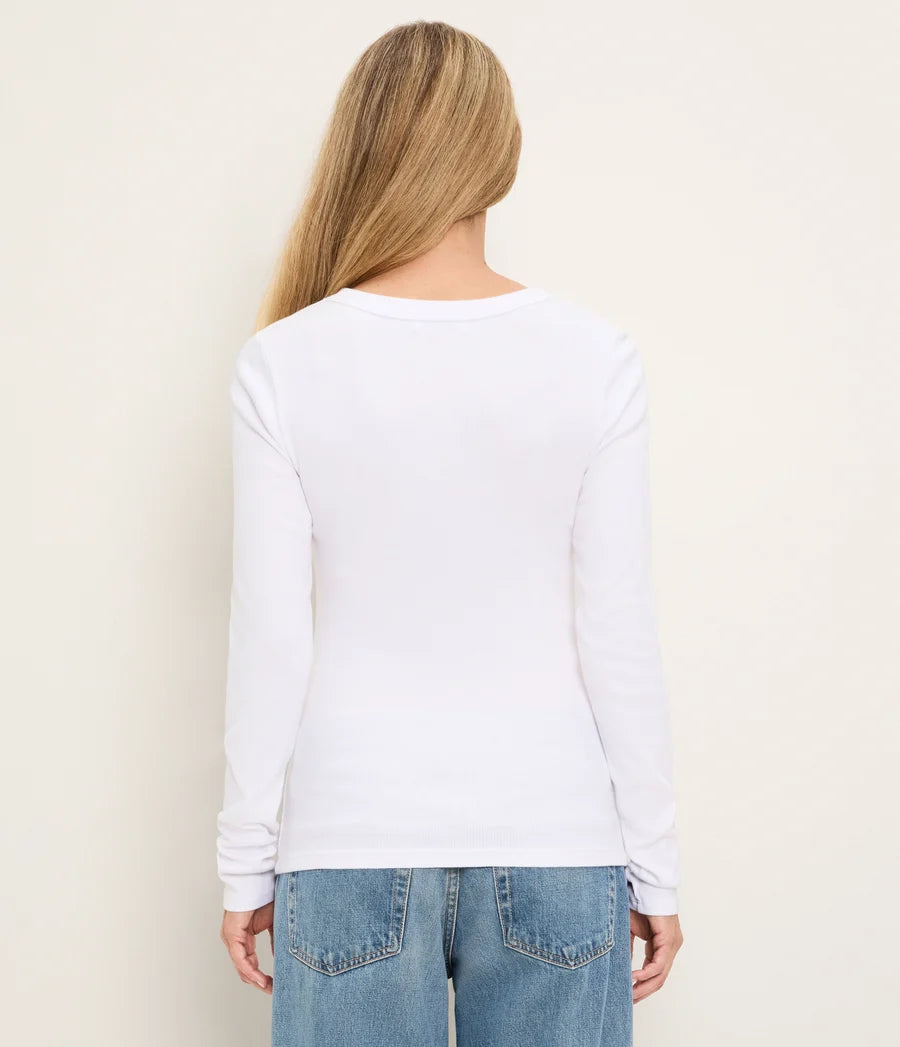 Zola Ribbed LS Tee