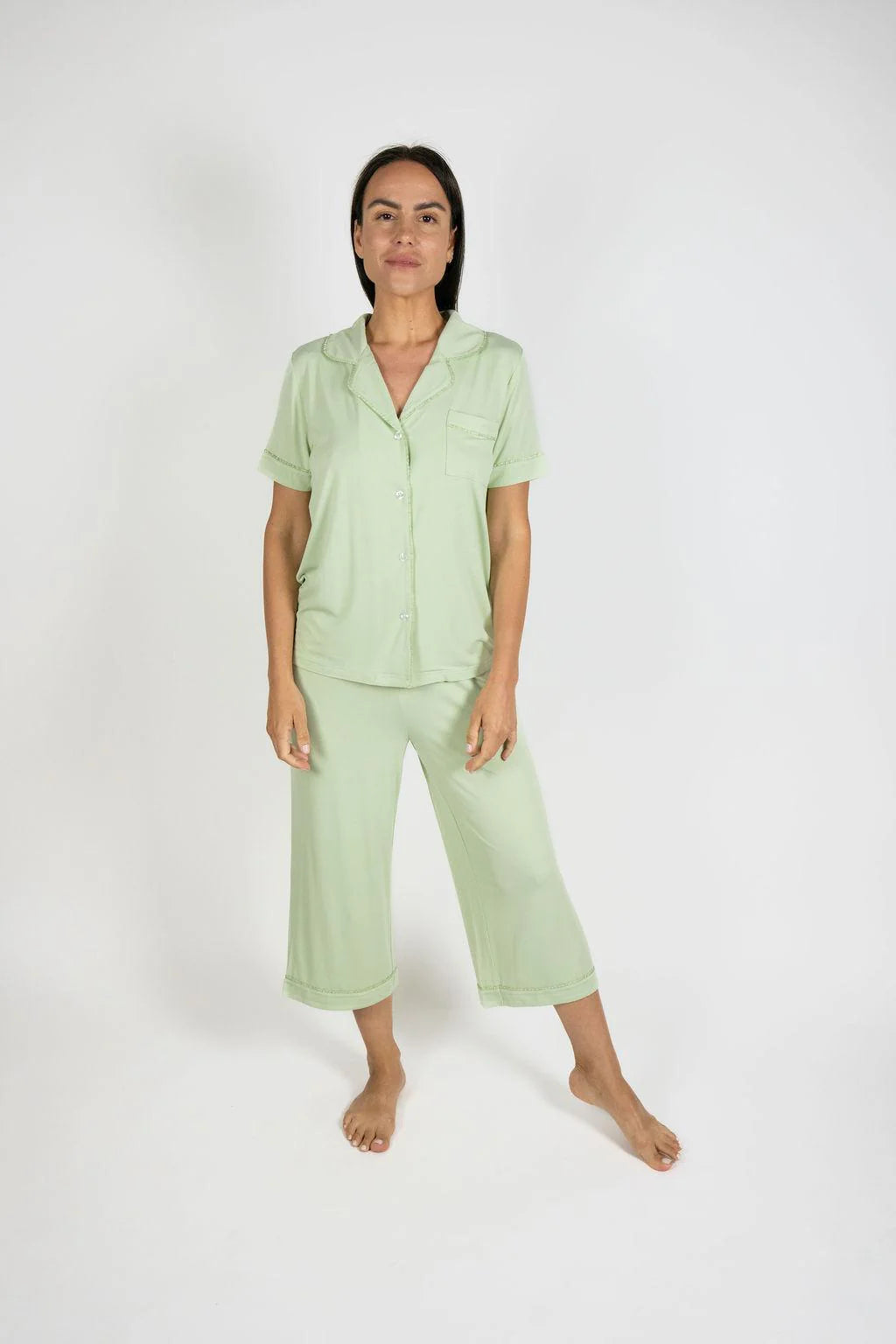 Jolene Cropped Pajama Set