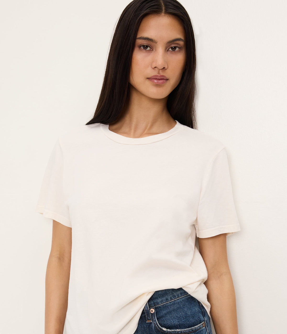 Becca Tee in Chalk