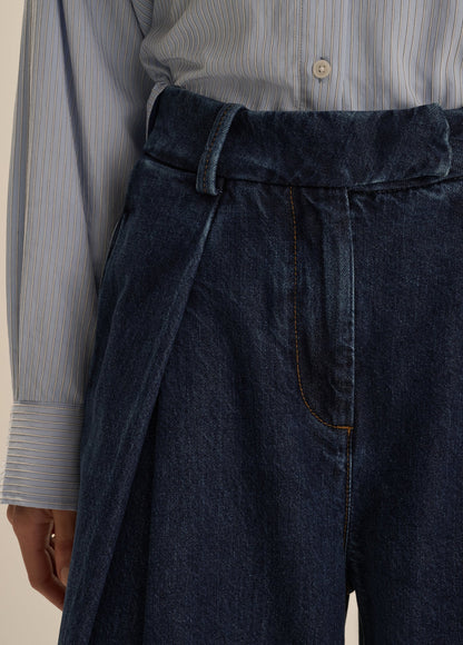 The Denim Pleats For Days Pant