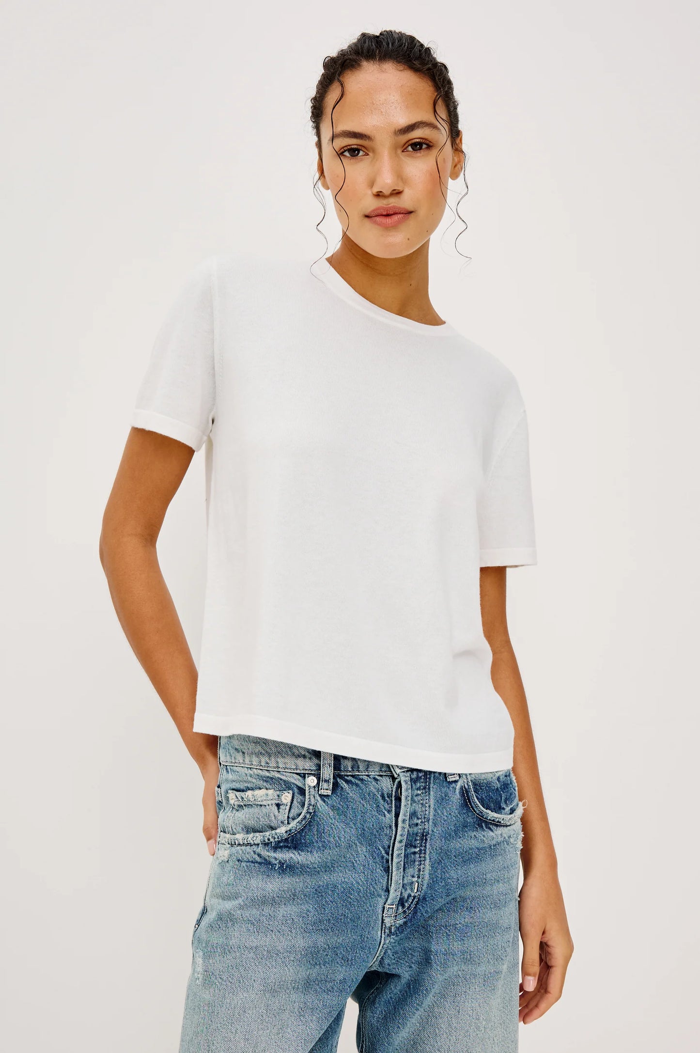 Cotton Cashmere T-Shirt