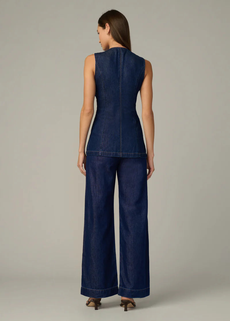 The Clean Denim Trouser