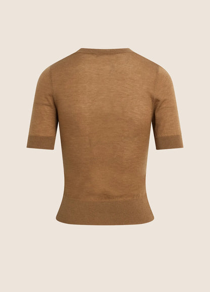Favorite Daughter Good Sport Top in camel, alternate view
