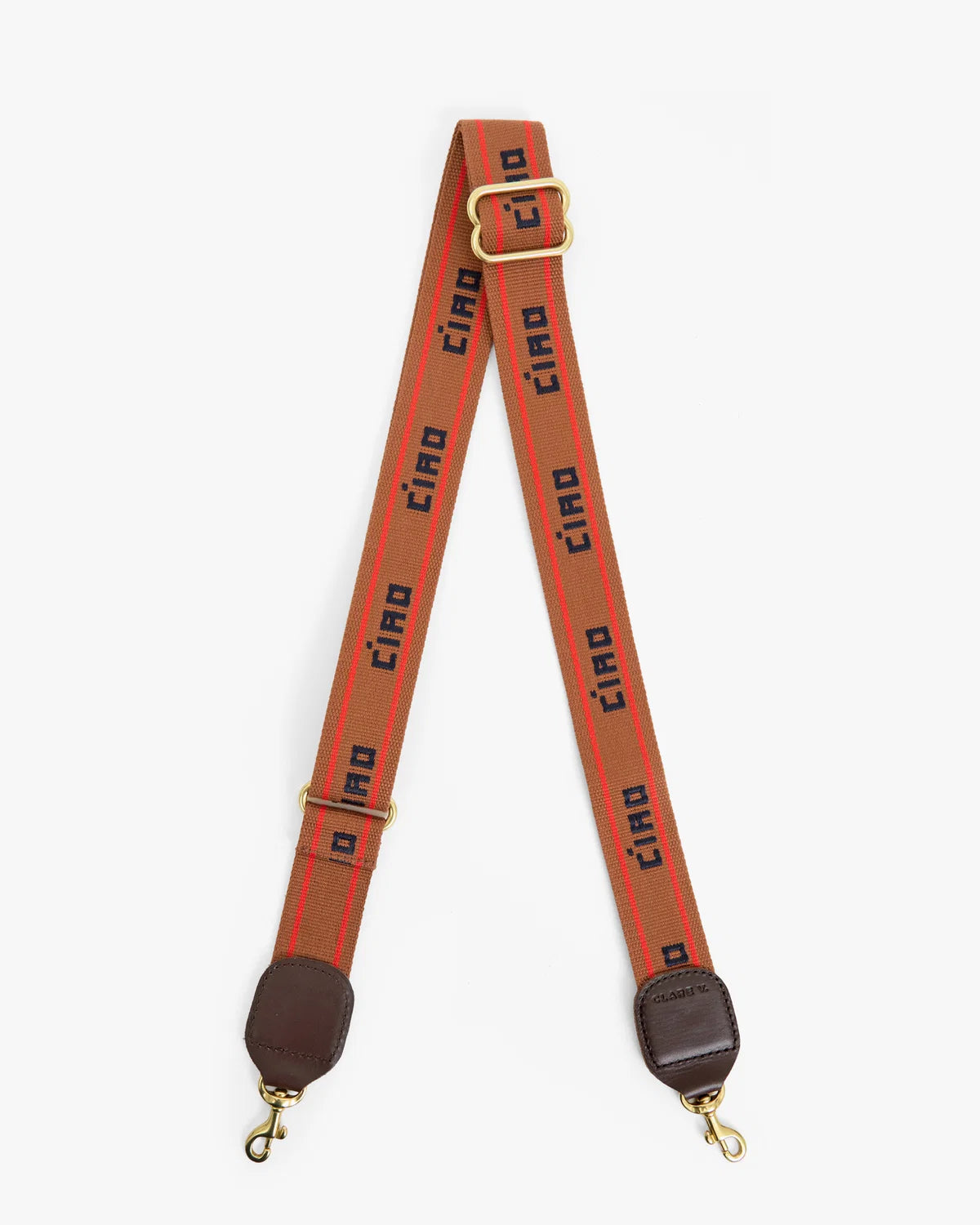 Adjustable Crossbody Strap in Tan