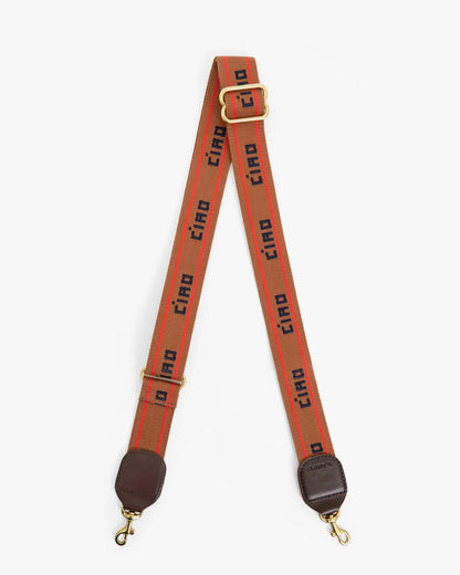 Adjustable Crossbody Strap in Tan