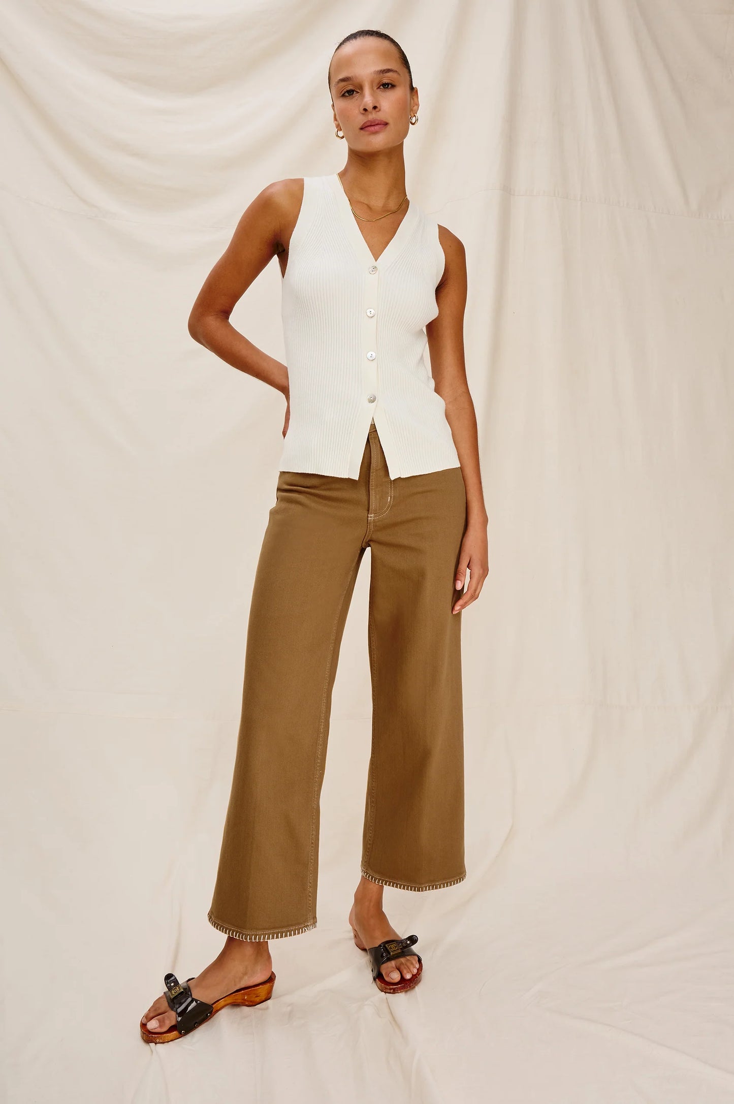 Getty Crop Wide Leg