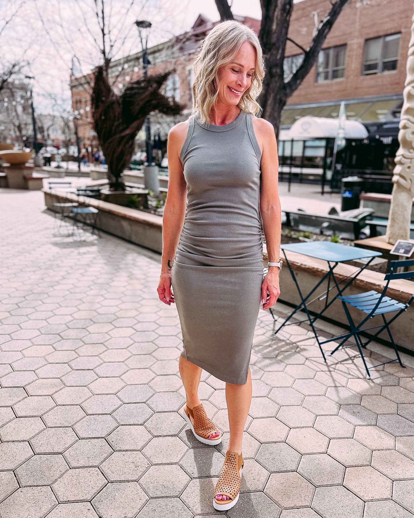Wren Ribbed Midi Dress