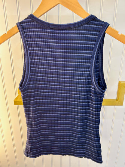 Carolie Striped Ribbed Tank