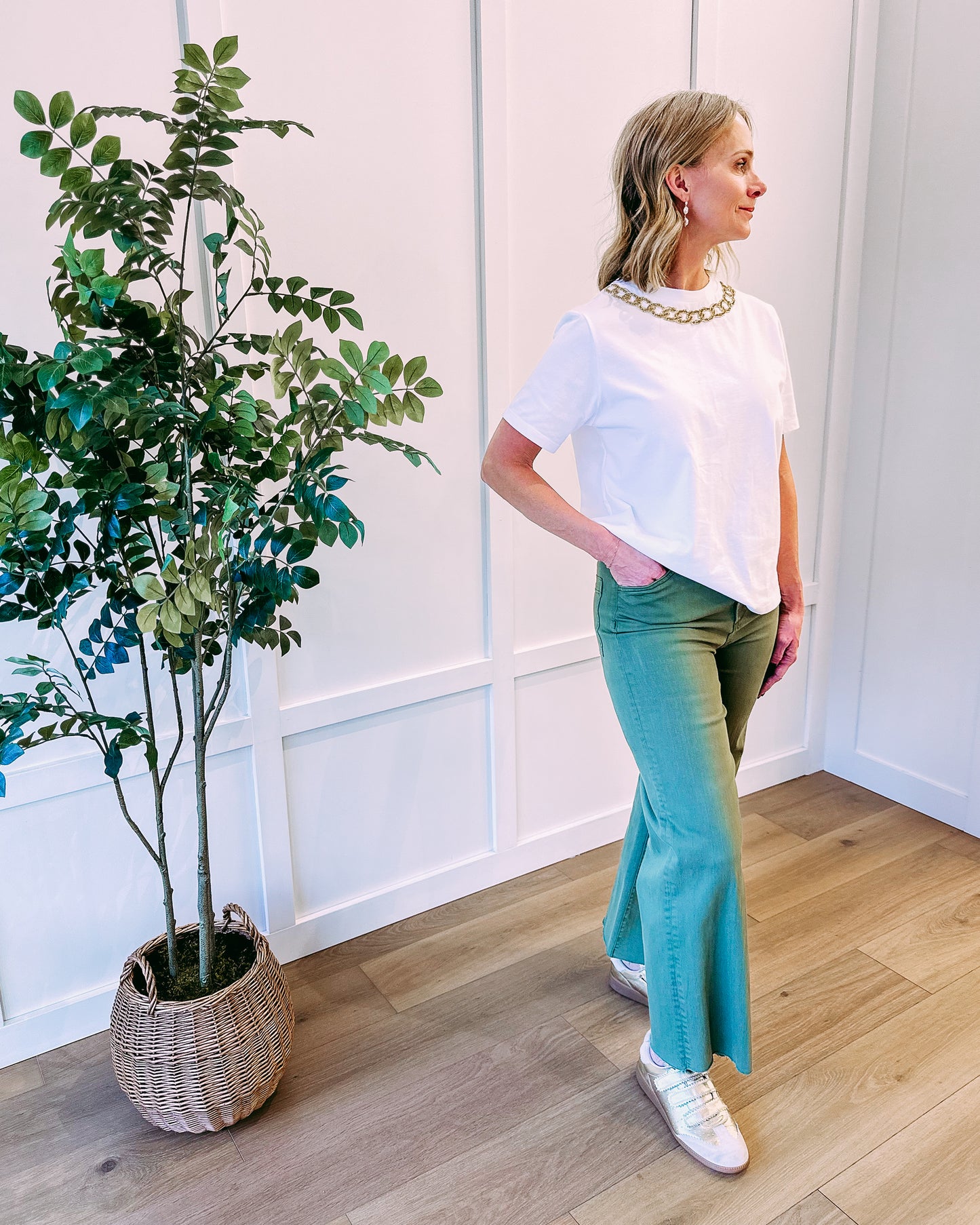 The Mischa Super High Rise Wide Leg Ankle