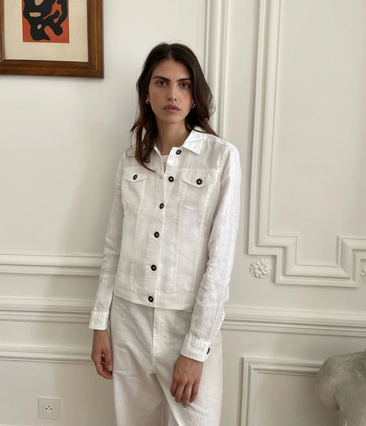 Jean Linen Jacket