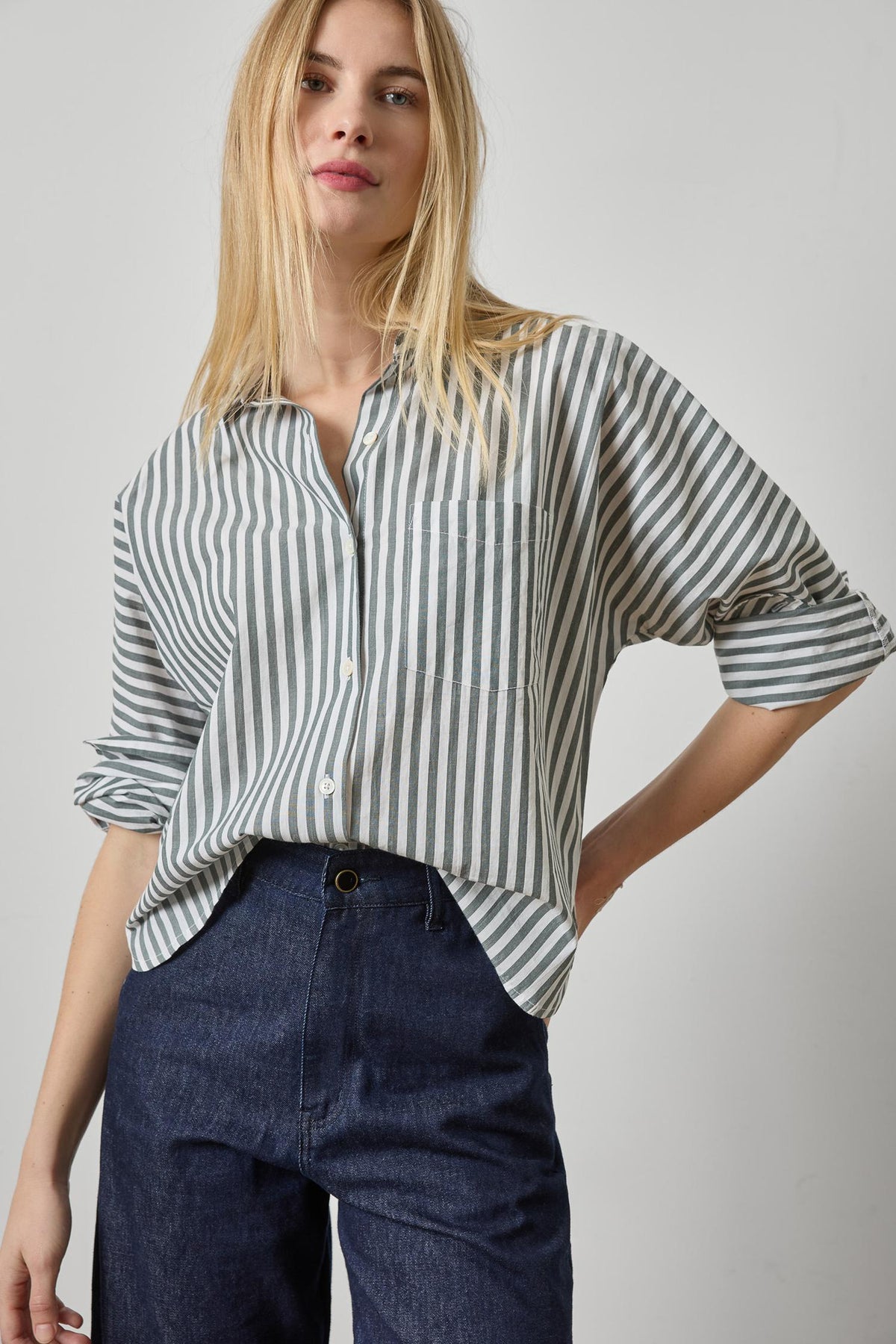 Dolman Button Down