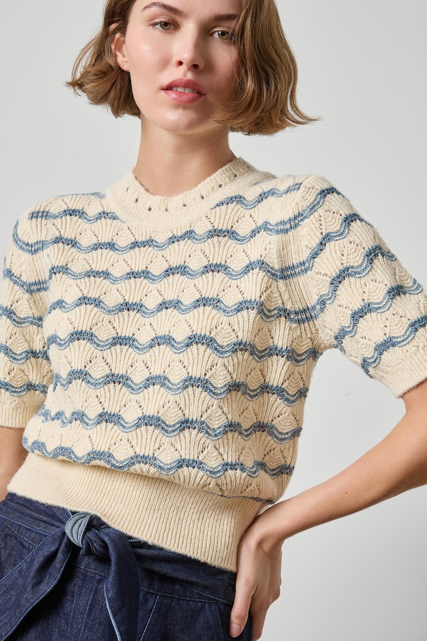 Short Sleeve Sweater