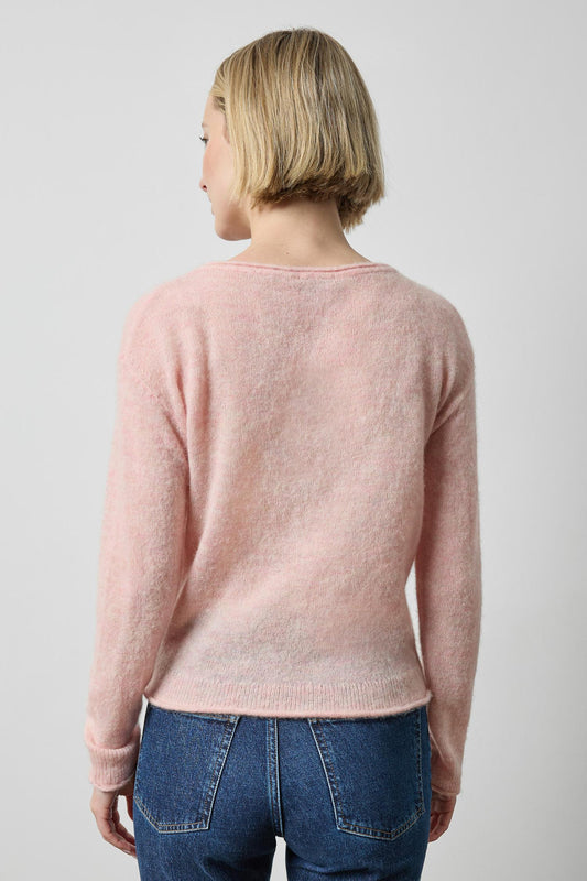 Featherweight Bateau Sweater in Petal