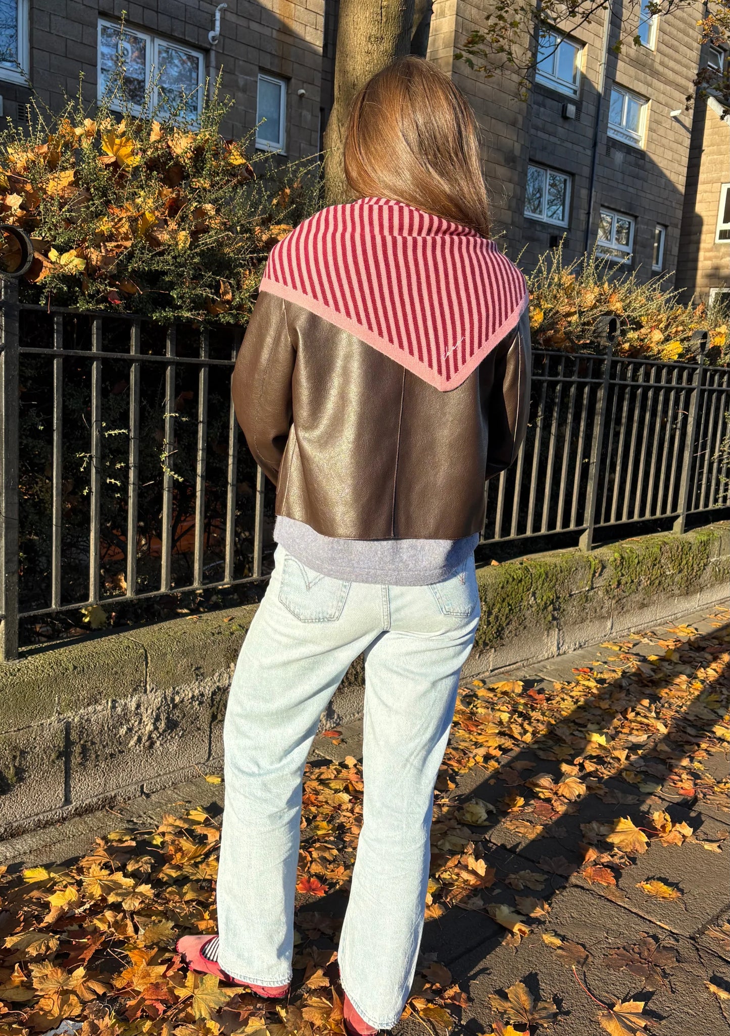 Large Merino Triangle Scarf