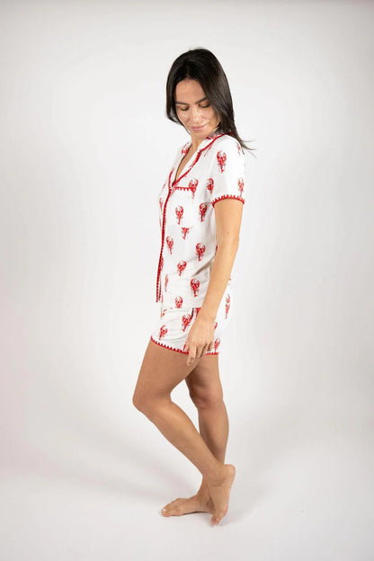 Stitched Short PJ Set