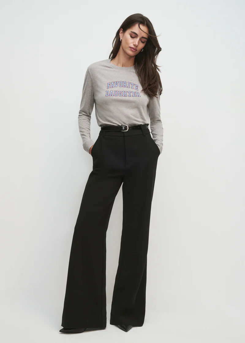 Cropped Collegiate LS Tee