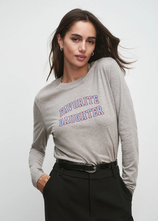 Cropped Collegiate LS Tee
